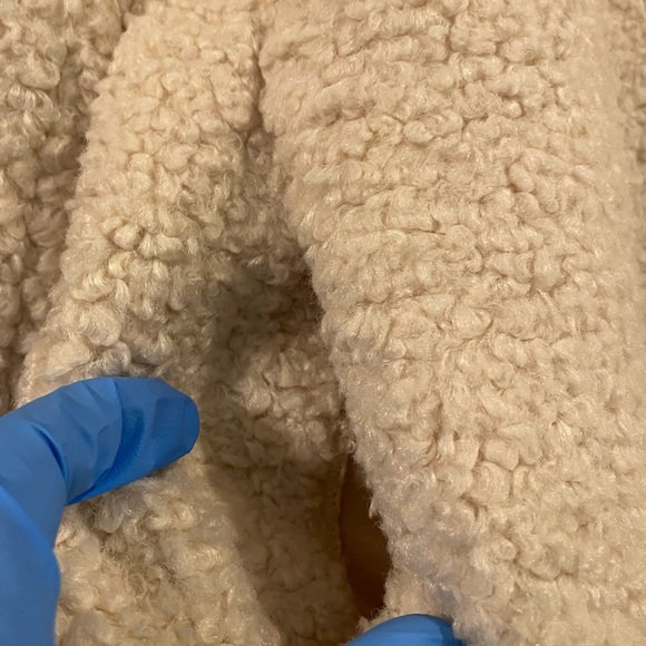 Theory Jersey Fleece Cream Jacket Size XL - Picture 11 of 11